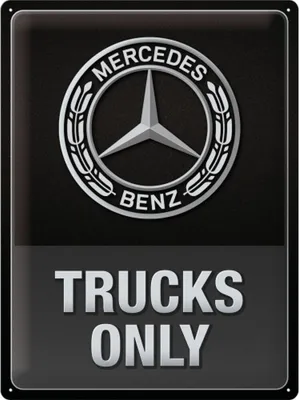 Produktbild von Nostalgic-Art - Blechschild 30 x 40 cm - Daimler Truck - Trucks Only