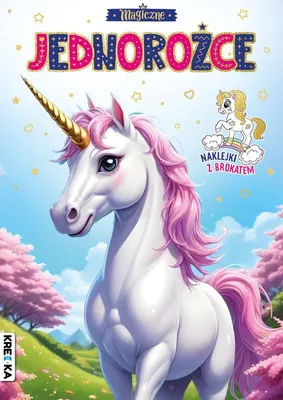 Immagine prodotto di Kolorowanka Magiczne Jednorożce dla dzieci z brokatem