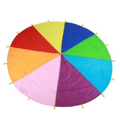 Produktbild von Regenbogen-Fallschirm, Outdoor-Spiel-Fallschirm, Kinder-Spiel-Fallschirm, Kinder-Fallschirm, Kinder-Übung-Fallschirm