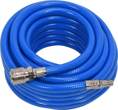 Obrázok produktu pre Vyztužená PVC hadica na stlačený vzduch 8 mm x 10 m s rýchlospojkami
