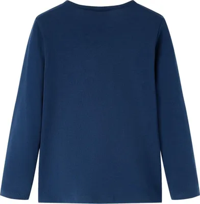 Immagine prodotto di vidaXL Camicia a maniche lunghe per bambini blu navy 116