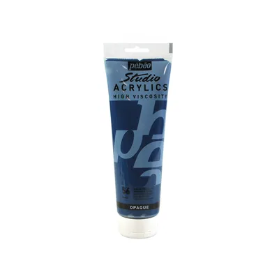 Produktbild von Deckende Acrylfarbe - Preußisch Blau - 250 ml