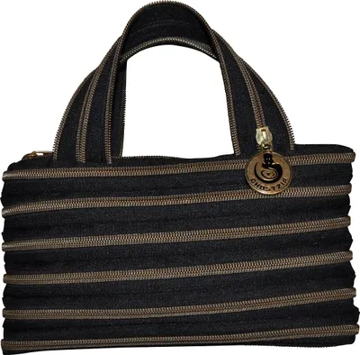 Produktbild von GHOSTZIP® Handtasche Abendtasche Clutches Tasche schwarz /Bronze