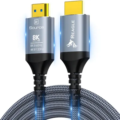 Zdjęcie produktu dla Kabel Hdmi 2.1 10M Optyczny 8K 4K 144Hz 120Hz Aoc Przewód Światłowodowy Hdr