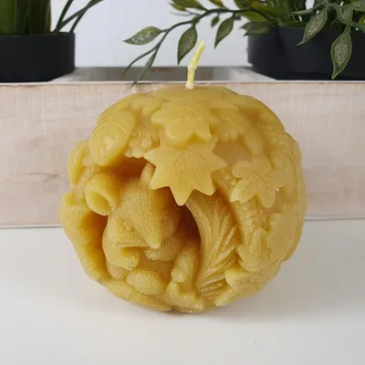 Immagine prodotto di Candela in cera d'api Topolino Candela nel nido 7 cm