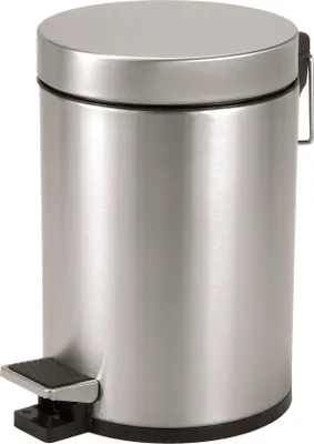 Immagine prodotto di Bidone per cosmetici in acciaio inox spazzolato 3L