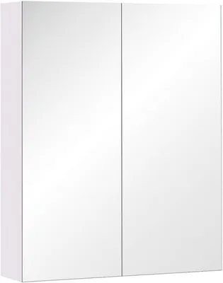 Obrázek produktu pro Koupelnová skříňka se zrcadlem 60 x 75 cm, bílá