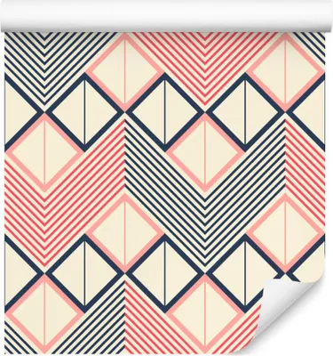 Produktbild von 10m VLIES TAPETE Rolle Geometrie Ornamente Retro XXL