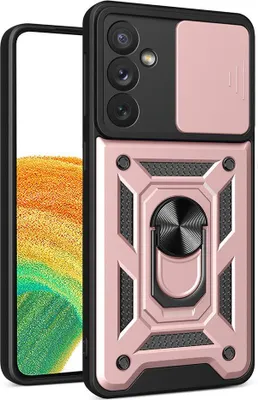 Zdjęcie produktu dla Hurtel Hybrid Armor Camshield case, Pokrowiec, Samsung, Galaxy A14, 16,8 cm (6.6"), Różowy