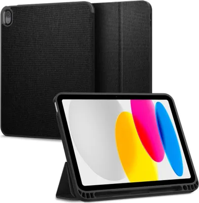 Produktbild von Case Spigen Urban Fit Apple iPad 10.9 2022 (10. Generation) Schwarz