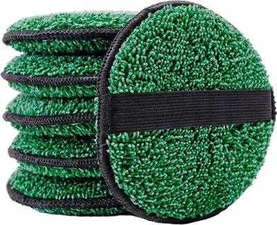 Obrázek produktu pro Čisticí utěrka z mikrovlákna, zelená, 12,7 cm, balení po 6 kusech