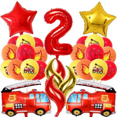 Productafbeelding van Feuerweerman Thema Verjaardagsdecoratie Set 21 Stuks