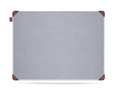 Zdjęcie produktu dla Filcowa tablica ogłoszeń Memobe Idea - 60 x 45 cm, aluminiowa rama, szara