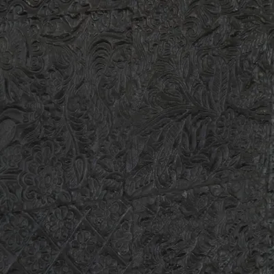 Image de Meuble TV noir 115x30x46 cm bois massif mangue