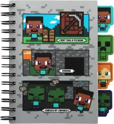 Zdjęcie produktu dla Notatnik Minecraft z przekładkami