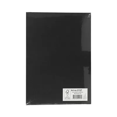 Image de Carton de bricolage A4 noir 180 g/m², carton pour le bricolage, la peinture & le DIY - paquet de 20