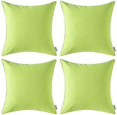 Produktbild von Famanu Kissenbezüge wasserabweisend - Set von 4 - 45x45 cm - grün