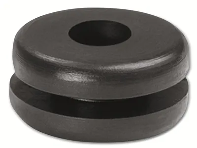 Produktbild von Hellermann Tyton 633-02160, Öse, Polyvinylchlorid (PVC), Schwarz, Matt, 8 mm, 1,45 cm