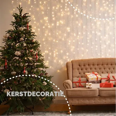 Productafbeelding van Lichtsnoer Led 5 m - Set van 2 - Draadverlichting 50 Leds - Warmwit - Sfeerverlichting