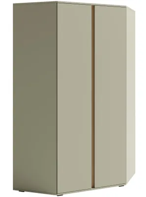 Produktbild von Marmex Eckkleiderschrank LUCA LC2 Eiche baltic dune+Eukalyptus 95x195x95 cm