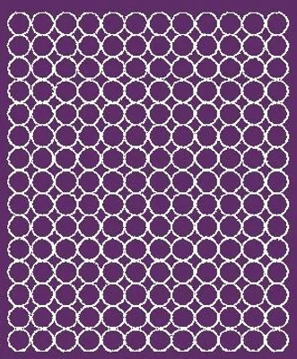 Image de Autocollants ronds, 1,5 cm, autocollants à pois, 180 pièces, violet brillant