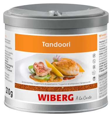 Image de Wiberg Tandoori préparation d'épices à l'indienne paquet de 210g
