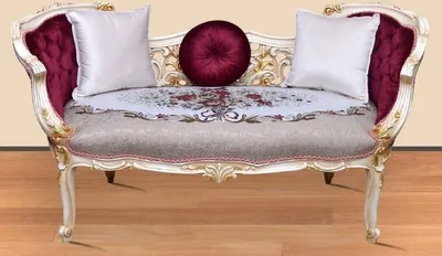 Produktbild von Casa Padrino Barock Sitzbank Grau / Mehrfarbig / Weiß / Gold 150 x 55 x H. 80 cm - Prunkvolle Massivholz Bank mit edlem Blumenmuster - Barock Möbel