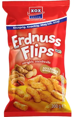 Produktbild von XOX Erdnussflips 200g