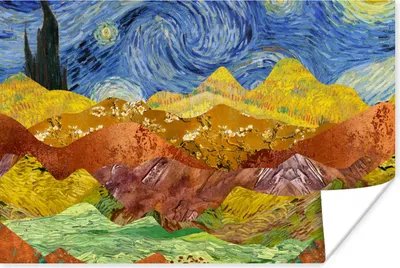 Produktbild von MuchoWow® Poster Van Gogh - Alte Meister - Malerei 60x40 cm - Schlafzimmerdekoration