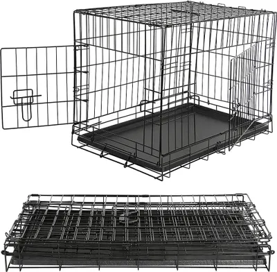 Immagine prodotto di Trasportino per cani pieghevole Gabbia di trasporto per cani XL 107x75,5x70 cm-42"