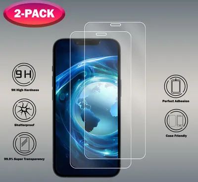 Produktbild von 2-Pack iPhone 11 Displayschutzfolie - Gehärtetes Glas 9H - Super Qualität 3D