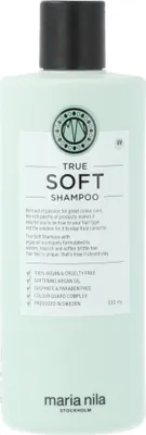 Produktbild von Maria Nila Soft, 350 ml, Shampoo, Frauen, trockenes Haar, Anti-Frizz, Feuchtigkeitsspendend, Weichmachend, Verstärkung, Flasche