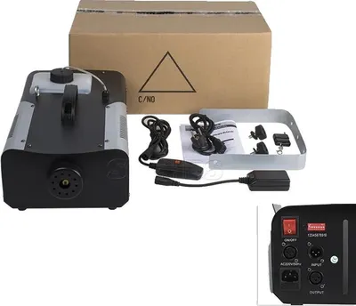 Obrázek produktu pro Mlhový stroj, výkon 1500W, ovládání DMX, 1500W DMX512, zástrčka EU