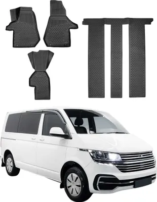 Immagine prodotto di 2019-2024 VW T6.1 Multivan tappetini TPE nero 4 pz