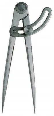 Image de GIMEX : Compas réglable à rivets, 250 mm, outil de précision