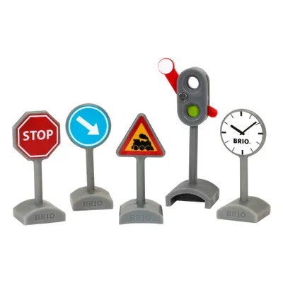 Produktbild von BRIO Verkehrszeichen-Set; 33864