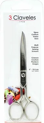 Obrázek produktu pro Šicí nůžky 3 Claveles 5" rovné