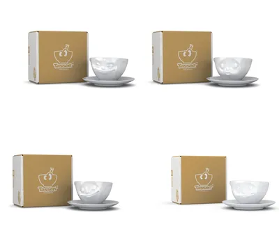 Produktbild von Fiftyeight Tassen-Set 4-tlg.  200 ml Nr 039 weiß Kaffeetassen