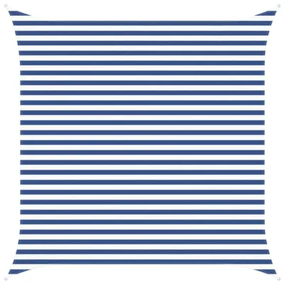 Produktbild von vidaXL Sonnensegel Blau und Weiß 3,6 x 3,6 m 100 % Polyester Oxford