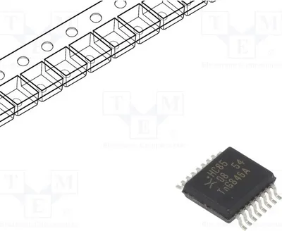 Obrázok produktu pre 1x SMD komparátor 74HC85DB.118, 2-6 VDC, SSOP16, 4-bitový