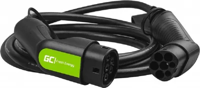 Image de Green Cell EV09 câble de chargement de véhicules électriques Noir Type 2 1 5 m