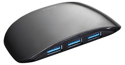 Produktbild von High Speed USB 3.0 HUB, 4-Port, aktiv, inkl. Netzteil (36663)
