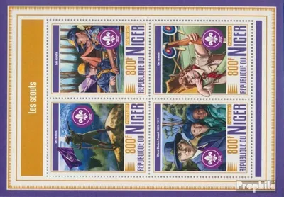 Produktbild von Briefmarken Niger 2017 Mi 5301-5304 Kleinbogen (kompl. Ausg.) postfrisch Pfadfinder