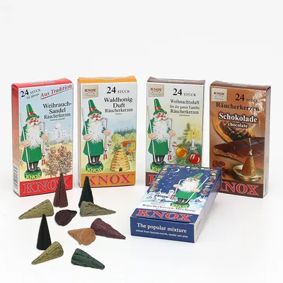 Produktbild von KNOX - 8er Set - 4 x Bratapfel, 4 x Weihrauch-Myrrhe