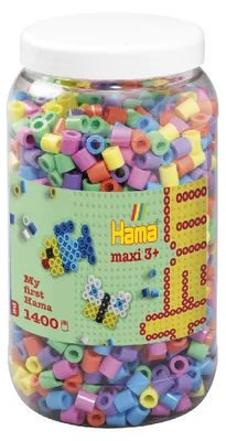 Obrázek produktu pro Hama Beads 8541, Kreativní souprava pro děti, 3 rok/roky, PVC, Vícebarevný, 1400 kusů