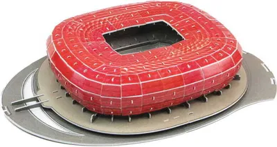 Produktbild von Fußballstadion - ALLIANZ ARENA - Bayern München FC - Puzzle 3D 150 Elemente