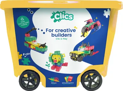 Obrázok produktu pre Stavebné kocky Clics Rolbox, 20v1