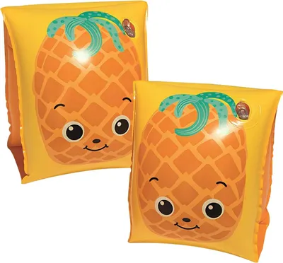 Produktbild von Bestway, Kinder-Schwimmflügel Ananas-Motiv leicht und praktisch, Orange
