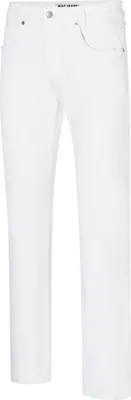 Produktbild von Mac Arne Pipe Jeans weiß einfarbig normale Passform