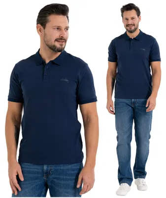 Immagine prodotto di Polo da uomo Moraj a maniche corte – Blu navy, taglia XL, comoda
